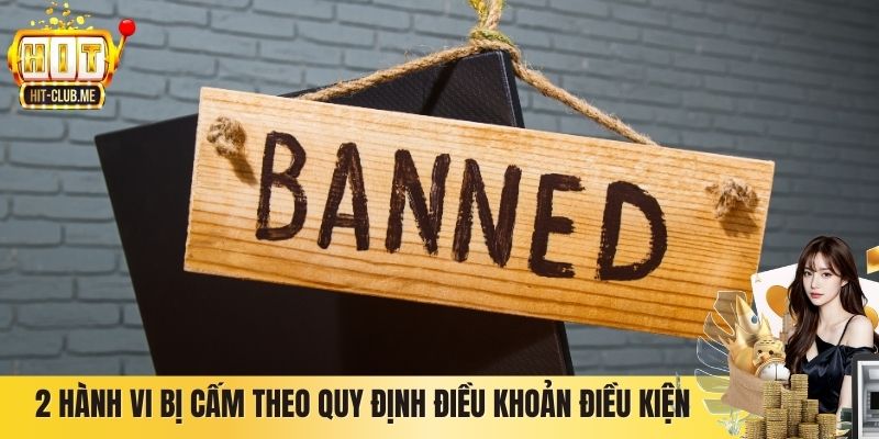2 hành vi bị cấm theo quy định điều khoản điều kiện